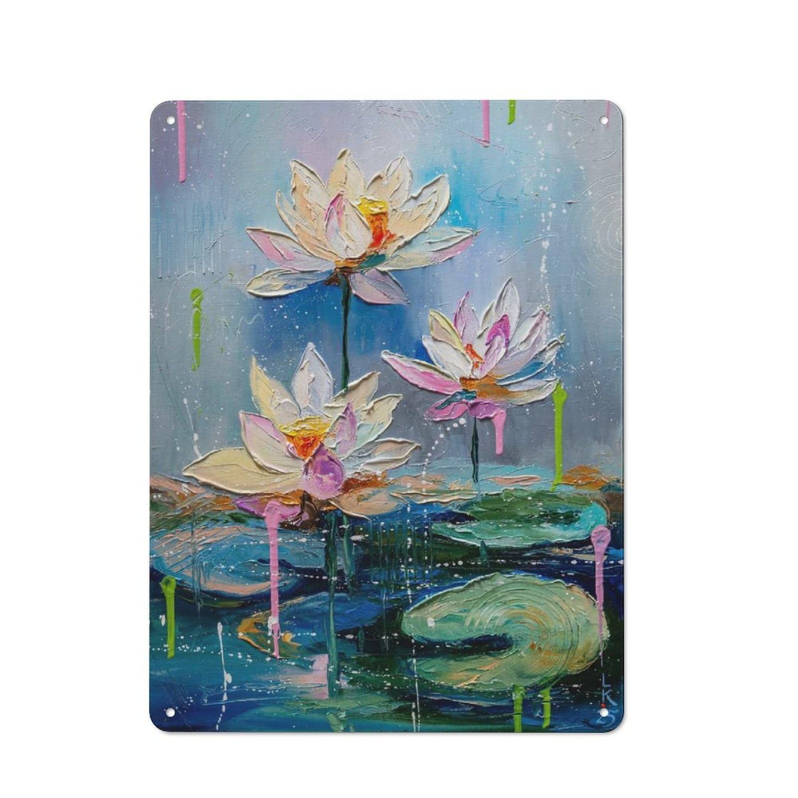 Junmoney Style-17 Vintage Tin Sign 40X30cm With Tranquil Awakening For Bar Or Restaurant, Suited To Bar Decor Enthusiasts