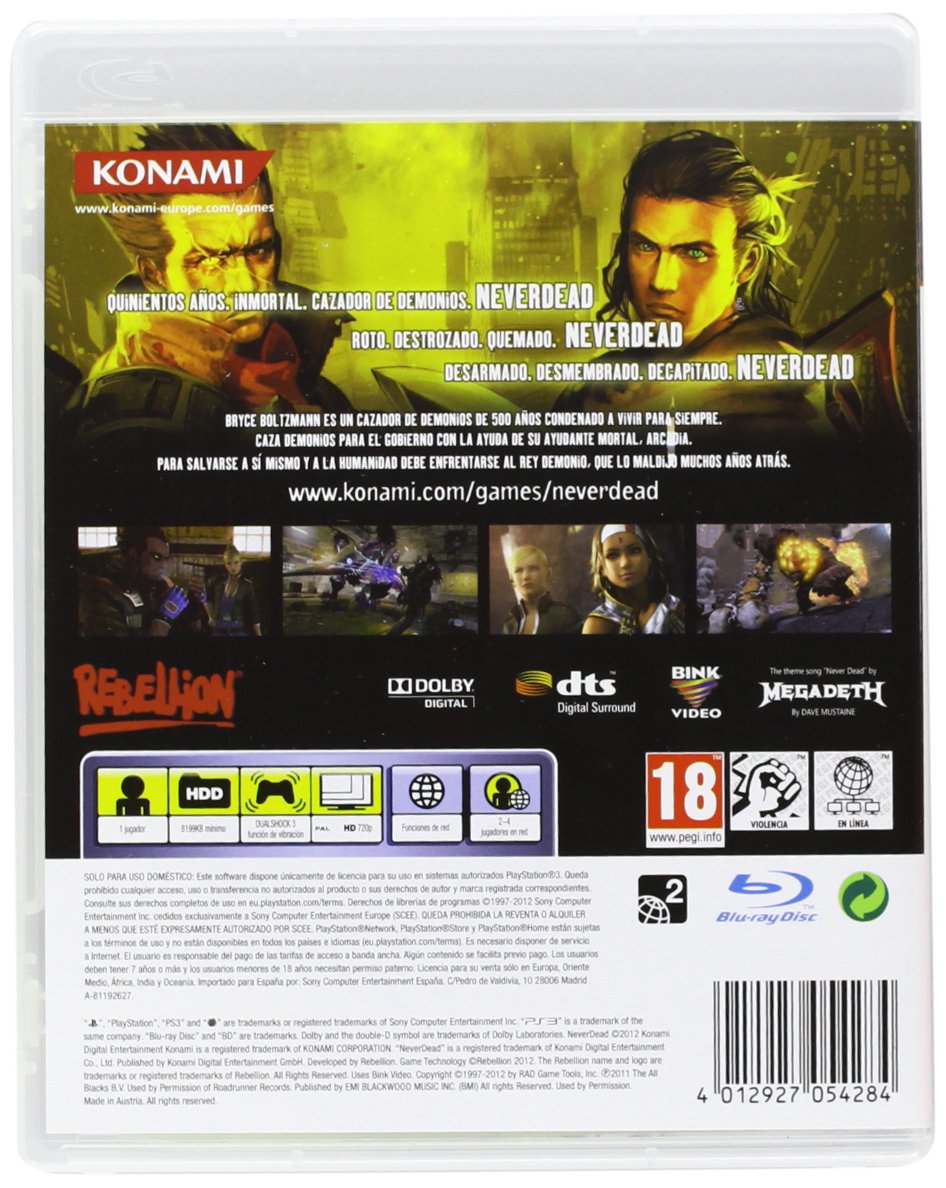 Neverdead - PS3 - Jeu Occasion Pas Cher