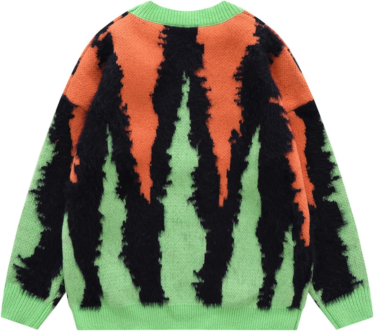 Aelfric Eden Men Tie-dye Sweater Casual Knitted Sweater Unisex Long Sleeve Pullover Sweater - Image 2