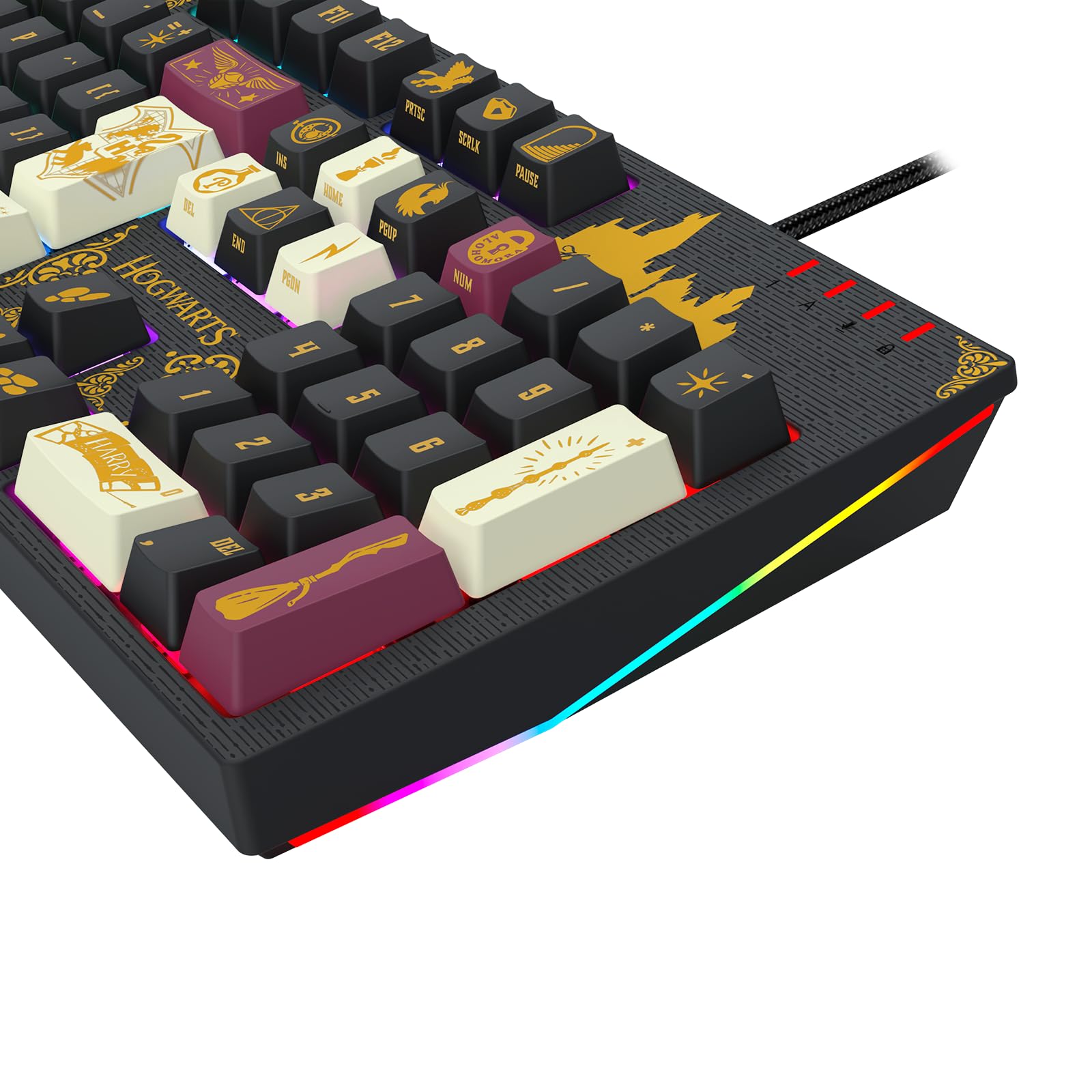 Teclado Mecânico Gamer Redragon Harry Potter Amsa Hogwart's