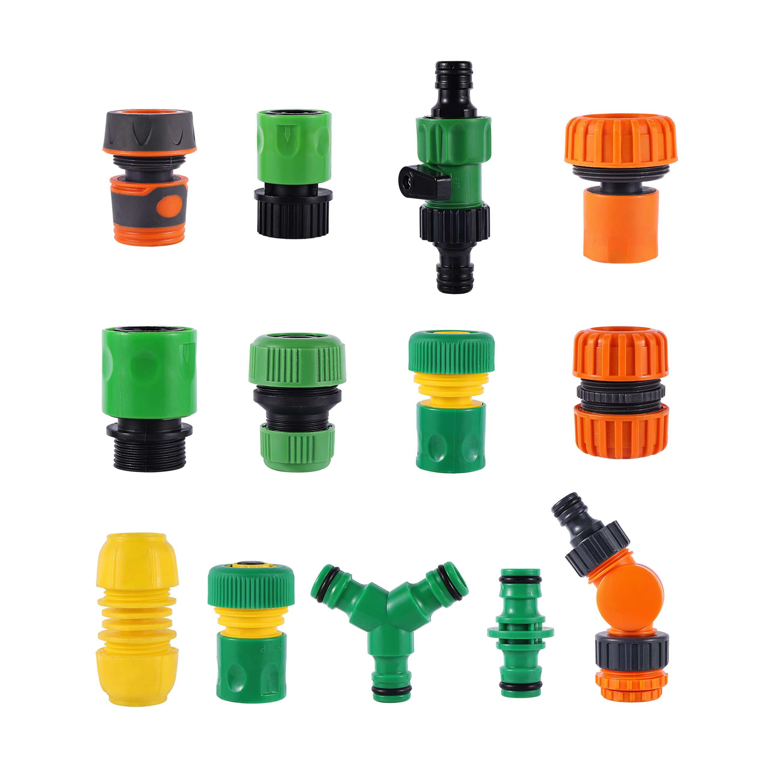 AUOQKQUT Garden Hose Faucet Connector Repair Kit Accessories Watering Blank Tube Quick for Irrigation System(2637) AUOQKQUT