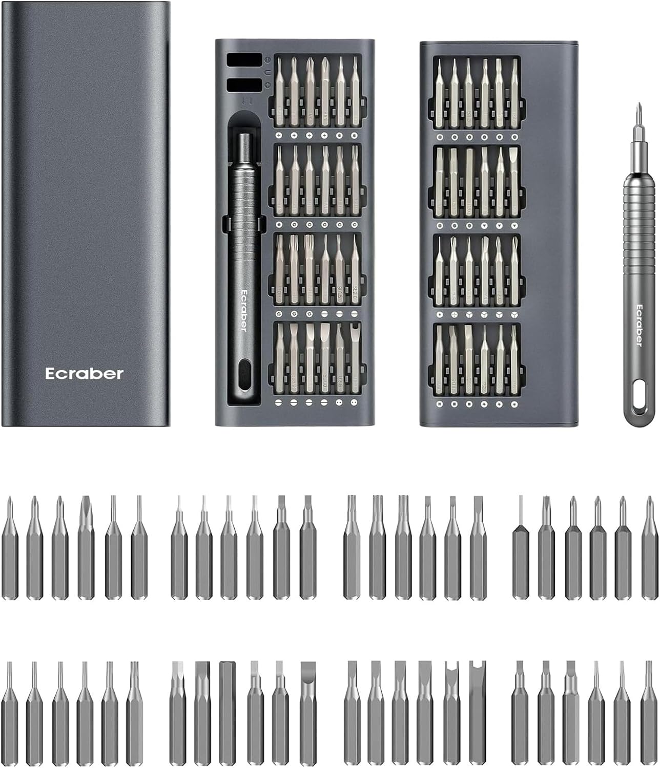 51-in-1 Mini Precision Screwdriver Sets, Portable Magnetic Mini Repair Tool Kit for Phone, Computer, Watch, Laptop, Macbook, Ring Doorbell, Eyeglass, Electronic, Screw Driver