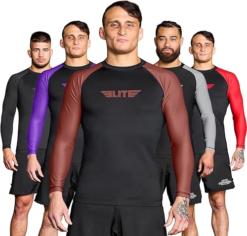 Elite Sports MMA, BJJJ, No-Gi, protección de entrenamiento de manga corta
