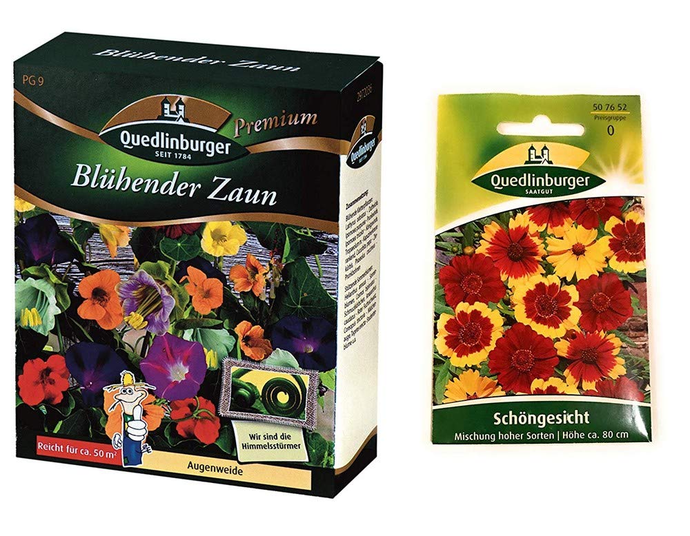 Blhender Zaun | Blumenwiese | 1x Schngesicht kostenlos
