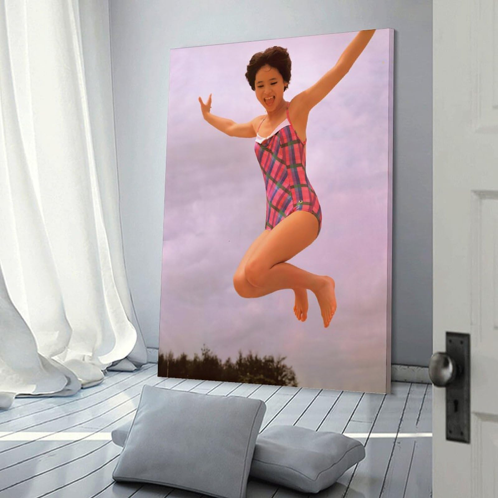 アクリル絵画 水着の女性　一点もの　幻想的 Amazon.co.jp: 松田聖子グラビア水着画像集女優・歌手・アイドル139