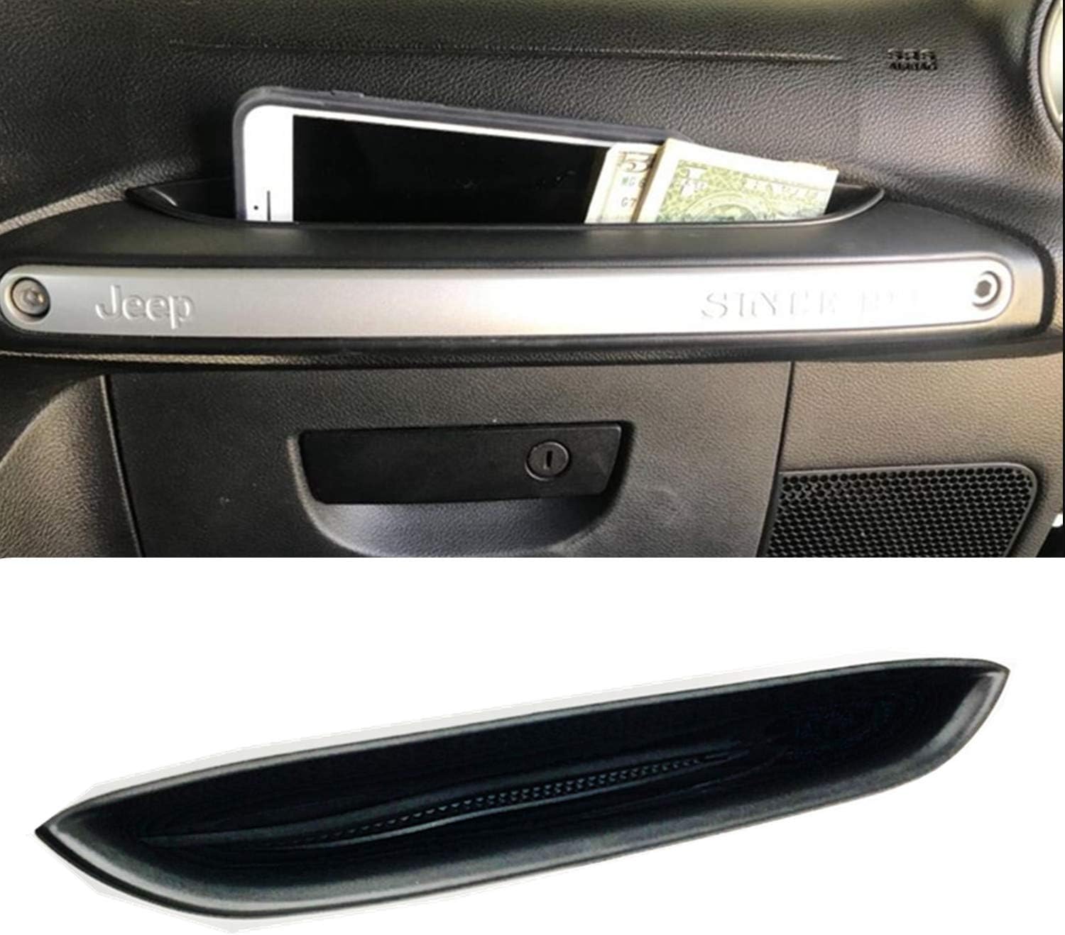 JOJOMARK for 2018 Jeep Wrangler JK JKU Accessories GrabTray Passenger