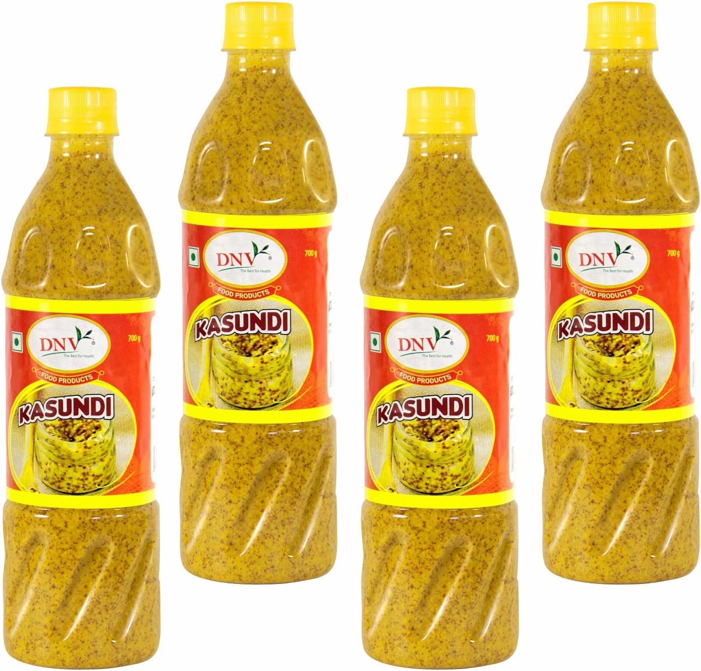 DNV Natural Bengali Kasundi Mustard Sauce | Pack of 4-700 grams Each