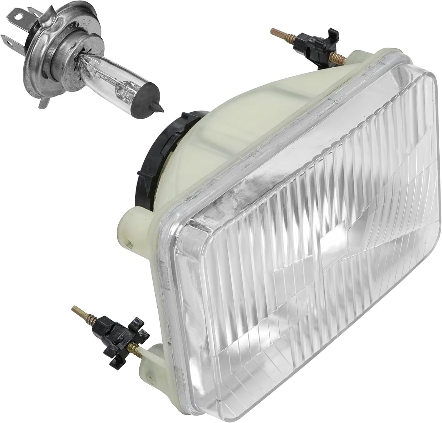 Caltric Left Headlight Compatible with John Deere 4300 4310 4400 4410 4500 4600 4610 4700 4710 2020 2030 2210 4010 4100 4110 4115 4200 AM120326