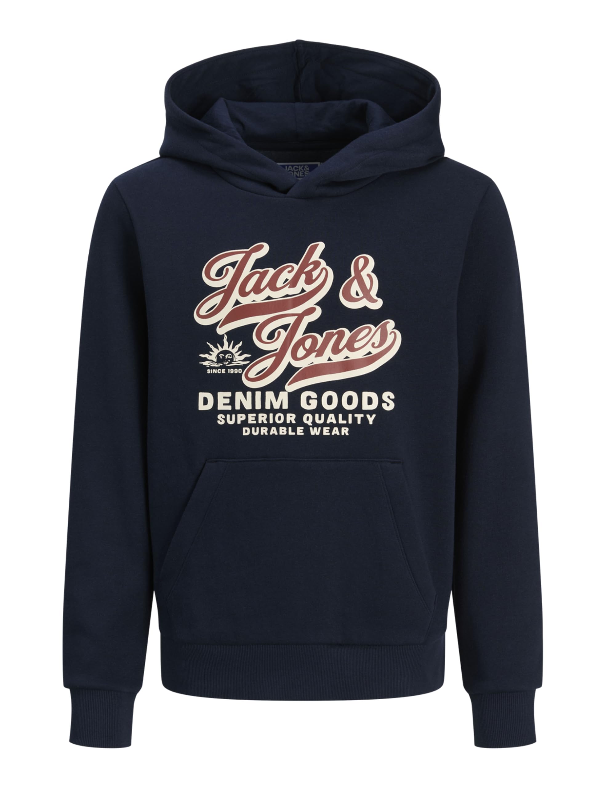 Jack & Jones Herren Jjelogo Sweat Hood 2 Col Aw25 Noos Jnr Jjelogo Sweat Hood 2 Col Aw25 Noos Jnr (1er Pack)