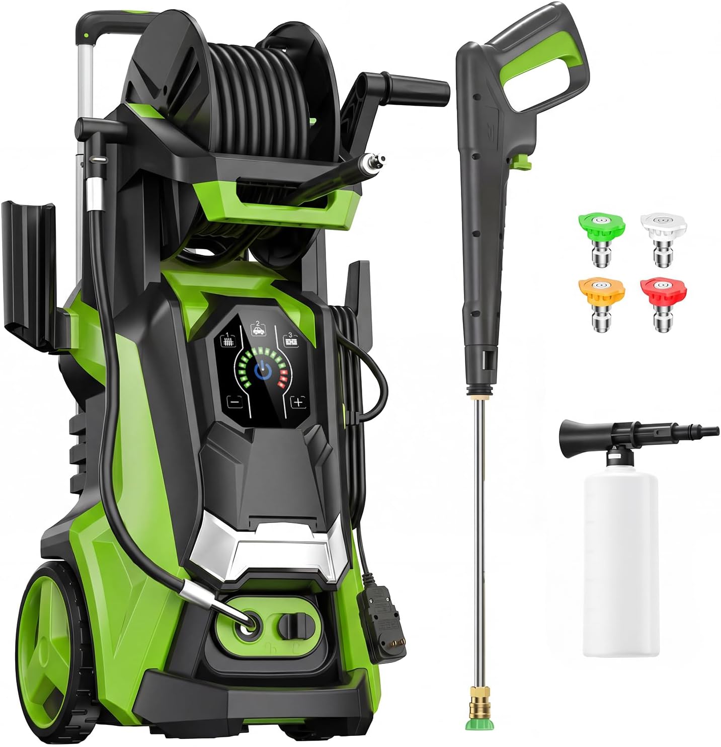 Amazon.com : Pressure Washer with Touch Screen, Power Washers with GFCI ...