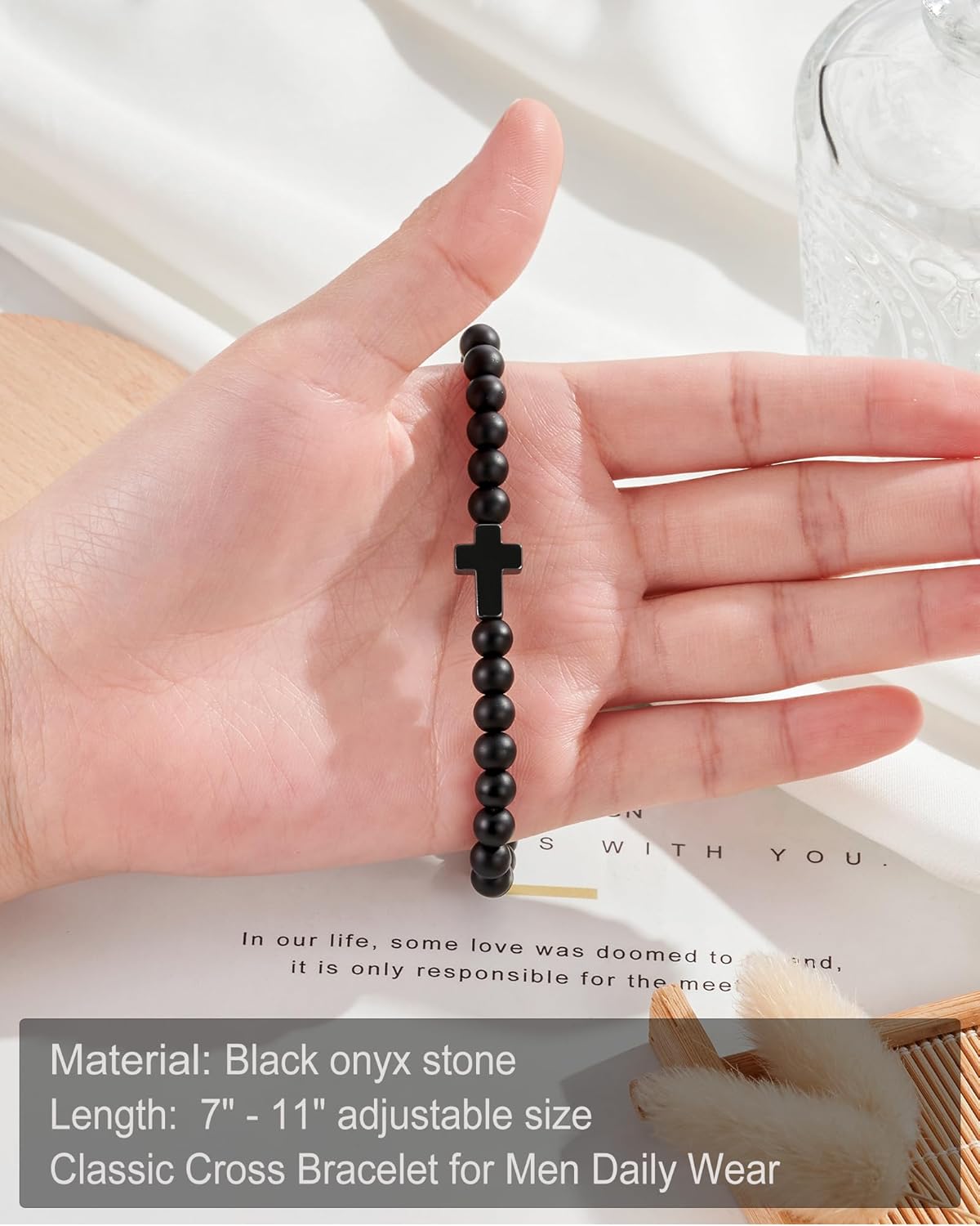 Tarsus Cross Bracelet for Men Teens, Cross Jewelry Christian Gifts for Easter, Christmas, Birthday, Valentines Day ... - Image 6