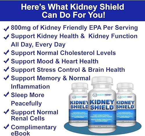 Miniatura 5 de Kidney Restore & Kidney Shield - Paquete de 2 suplementos de vitamina D para el riñón y limpieza renal