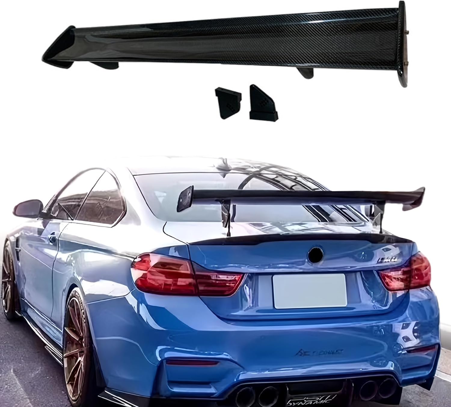 Carbon Fiber Rear Spoiler Compatible with BMW 1 Series 1M Rear Trunk Lip Spoiler Wing Vehicle Body Styling Kit
