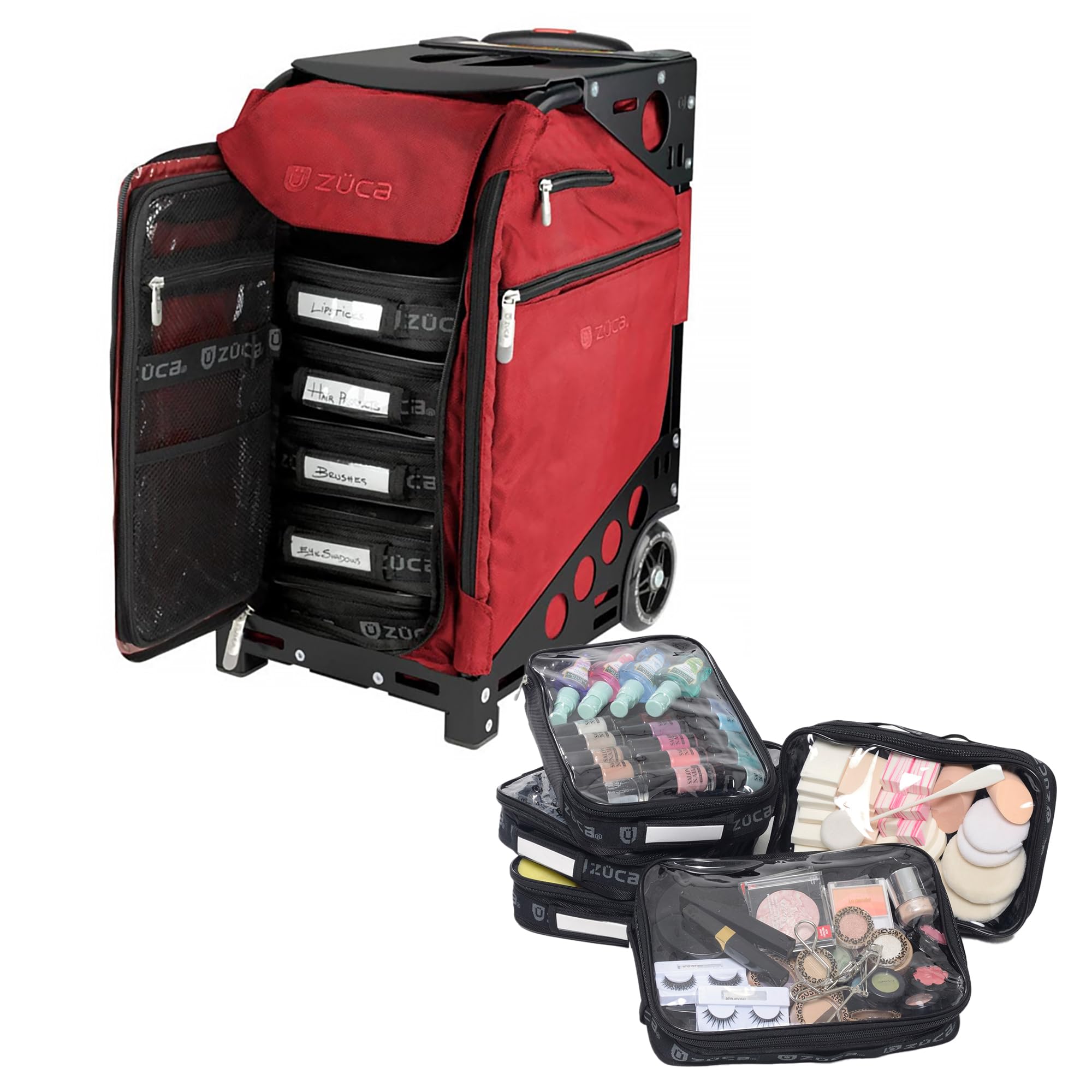 Amazon.co.jp: ZUCA プロアーティストケース – ルビーレッドバッグと  