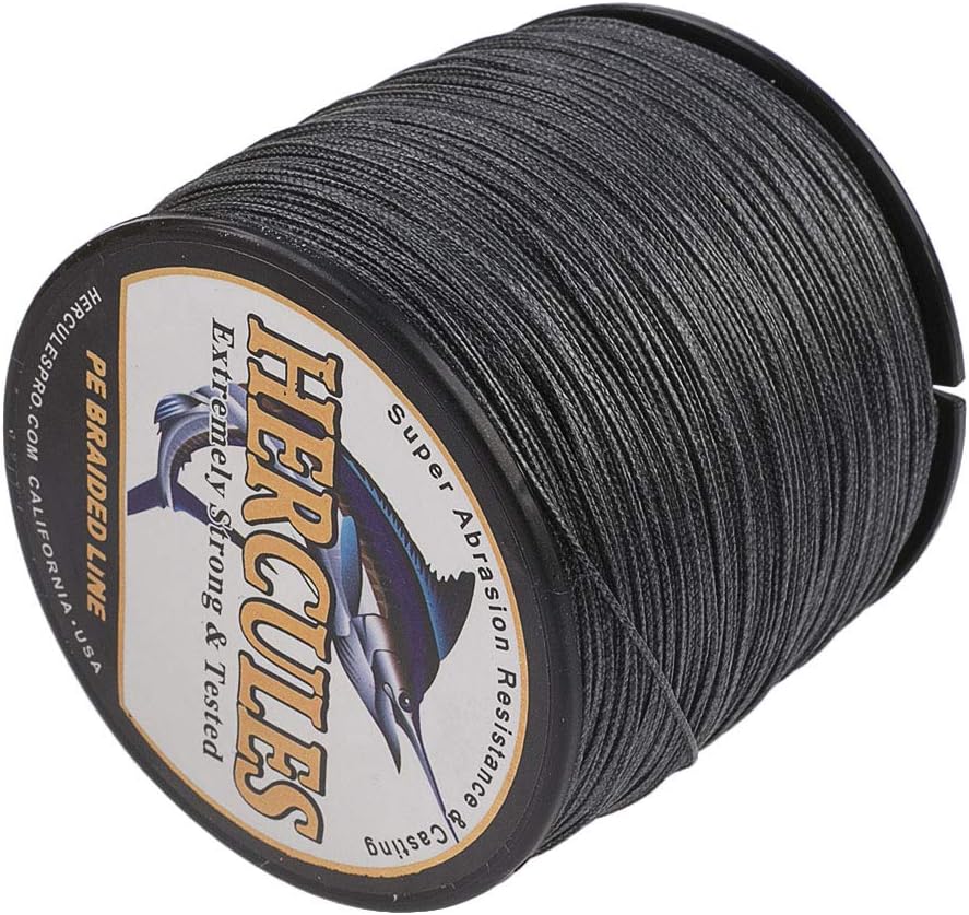 HERCULES Braided Fishing Lines 8 Strands 100m-2000m 10lb-300lb Super Strong PE Fishing Wire 109-2187 Yards Multifilament Fishing Line for Saltwater & Freshwater Fishing