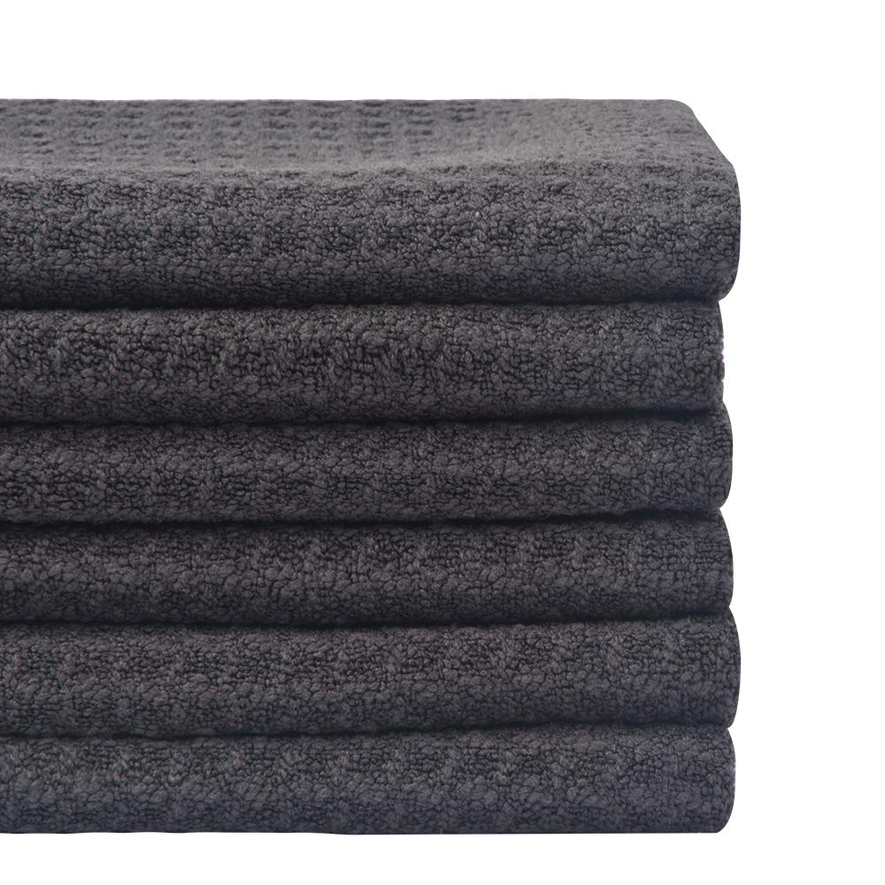 SINLAND Premium Microfiber washcloth Waffle Weave Facial Cleansing Cloth Face Cloth and Body Cloths (13Inchx13Inch 12pack, Grey Brown) : Beauty & Personal Care