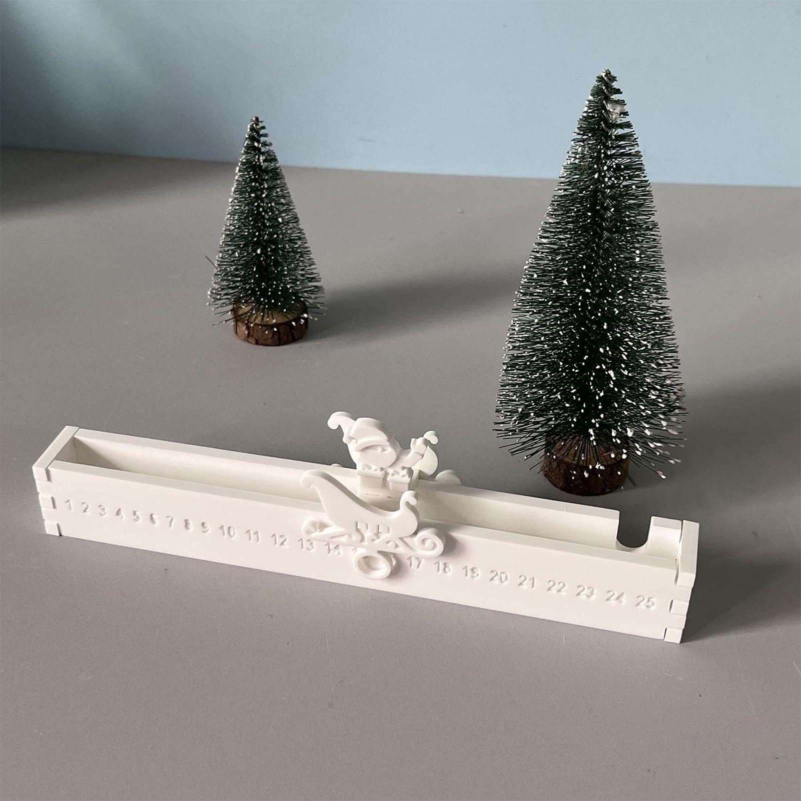 Adventskalender Silikonform 25 Tage Weihnachtskalender Formen Für Festtage | Für Gips Seife Kerze Schokolade Anfänger Und Enthusiasten