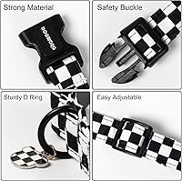 Vista 224 de DOGWONG Collar de perro de San Valentín, collar de perro con estampado de corazones para perros grandes, lindos collares de primavera, hembra