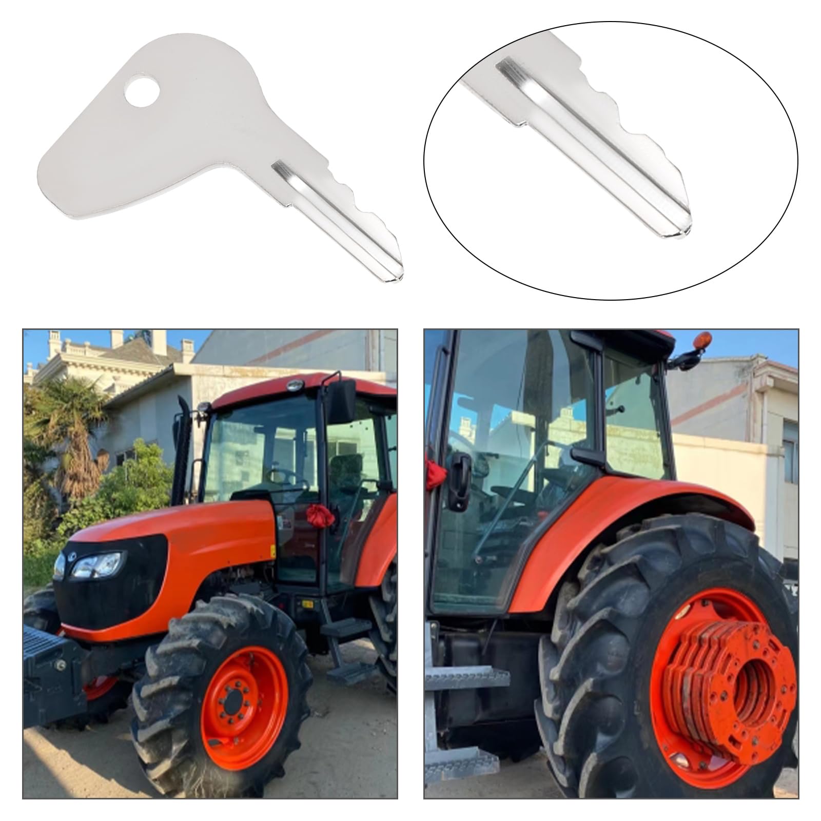 5 Chiavi Accensione Trattore Compatibili Kubota L/M, Mahindra, Mitsubishi – Sostituisce 32412 H32412 35260-31852