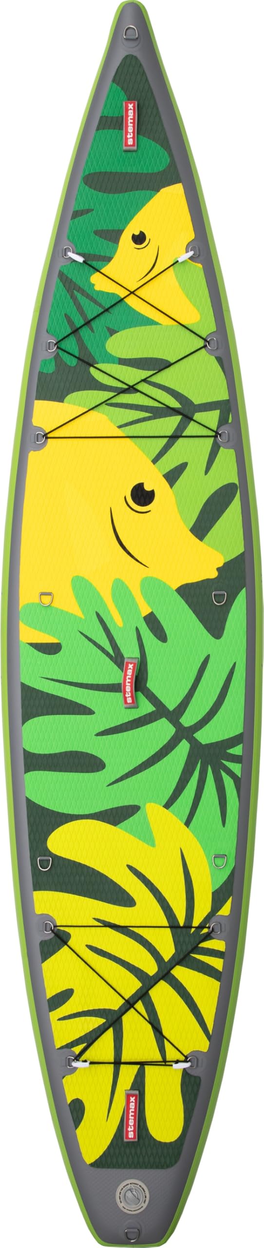 Stemax Nature 12'6 Touring SUP - Tavola da paddle gonfiabile, con leash, stand up paddle