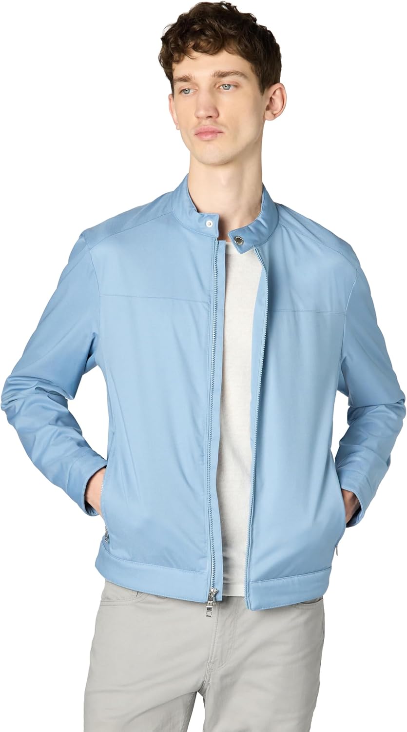 Michael Kors Men's Nylon Racer Jacket