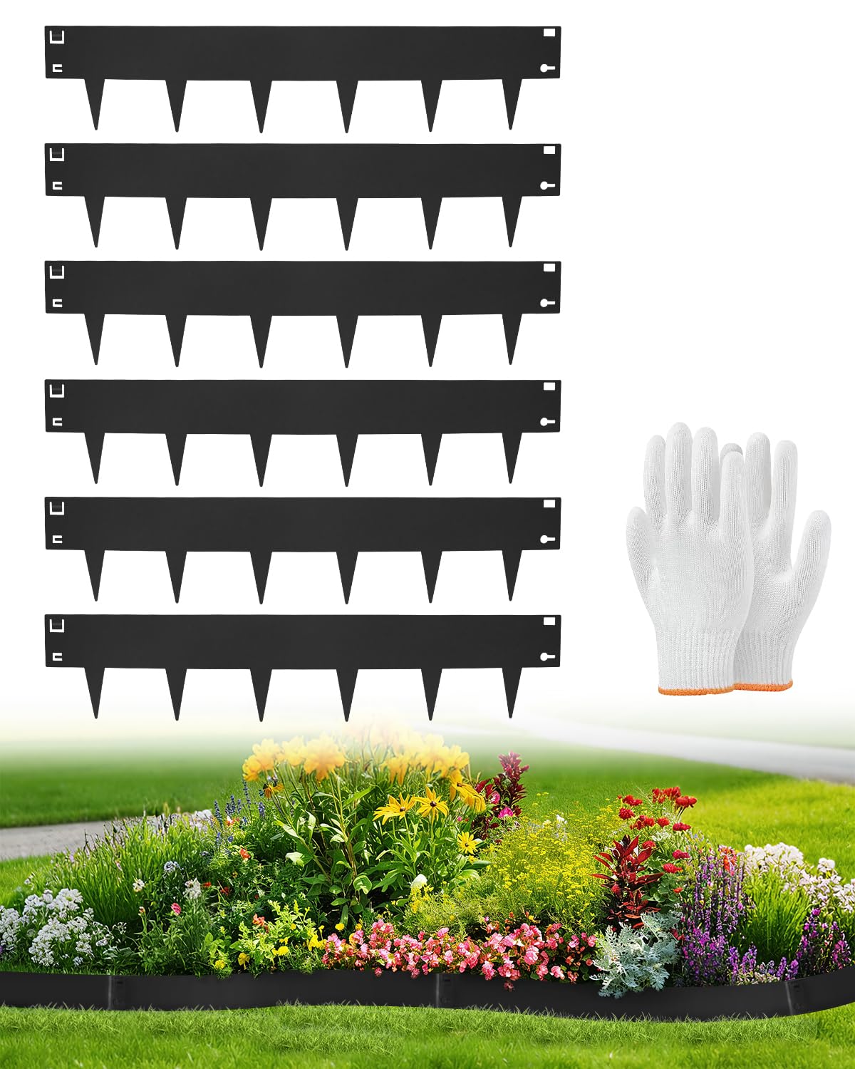Biotolot 6-Pack Metal Landscape Edging