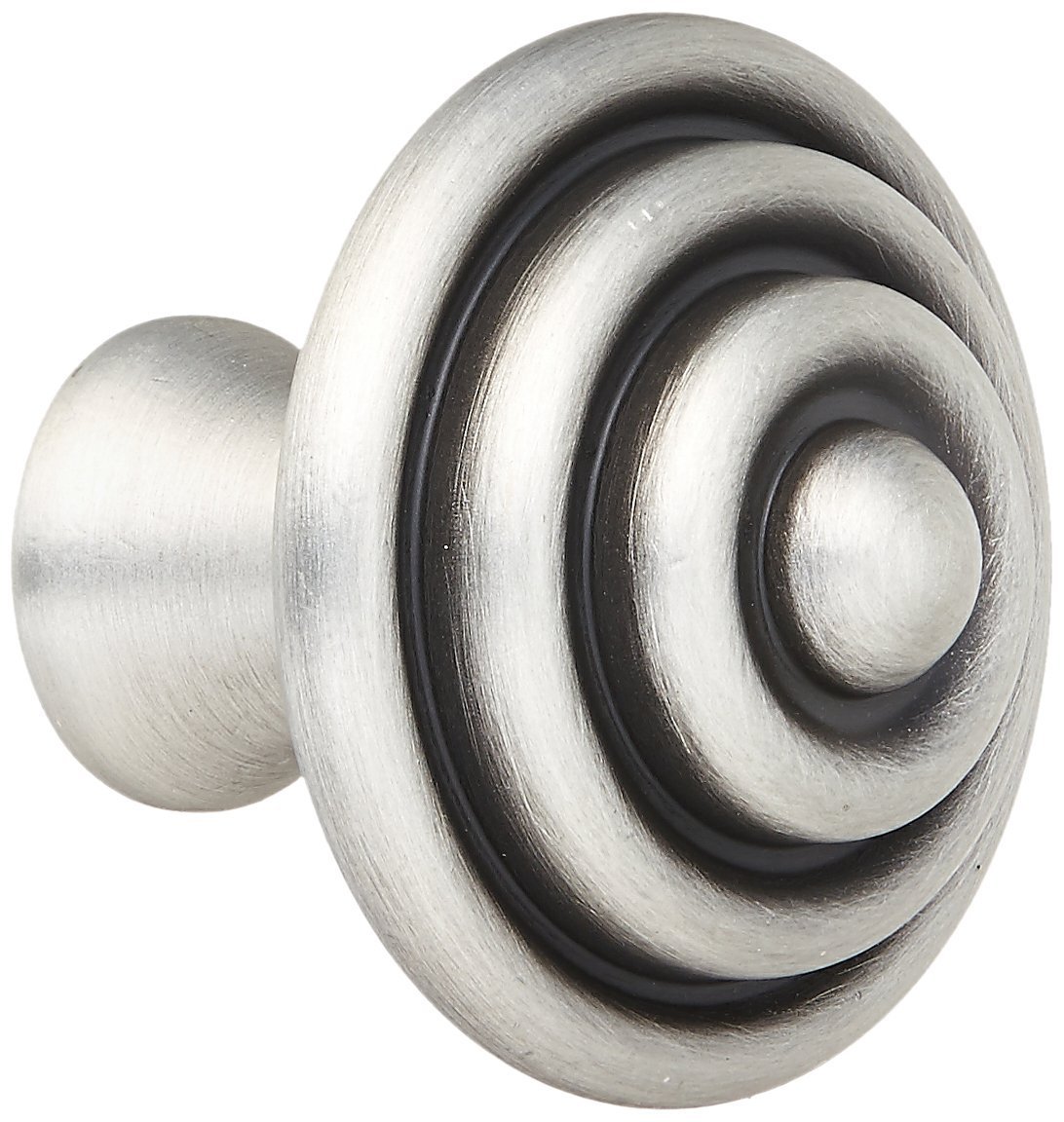 38mm Brushed Satin Pewter Domed Ring Cabinet Knob