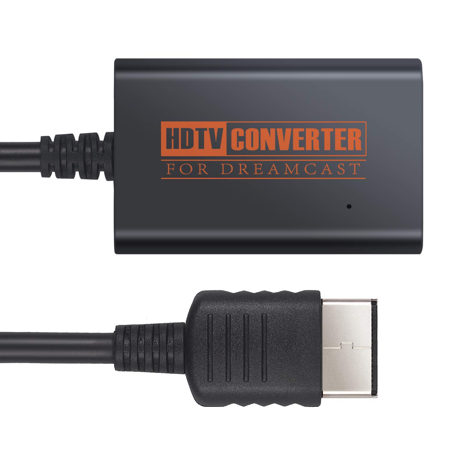 LiNKFOR Convertidor Sega Dreamcast a HDMI Adaptador de Sega Dreamcast a HDMI Soporta NTSC 480i 480p, PAL 576i, Tansferencia sin pérdida, para La Mayoria Consolas de Sega Dreamcast DC