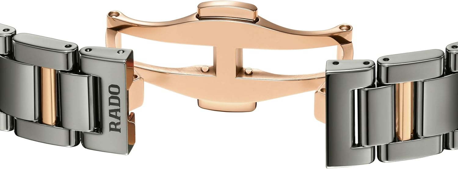 Rado -La Coupole-Womens-Swiss Quartz Watch-High Tech Ceramic-Sapphire Crystal -31mm