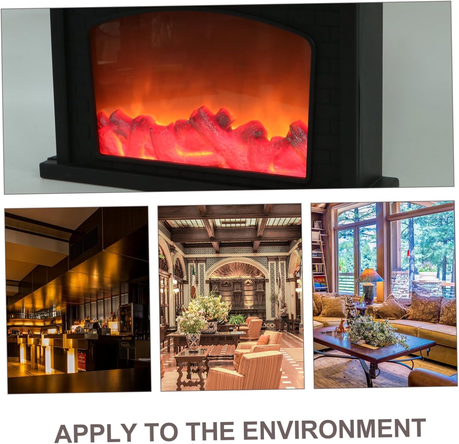 DOITOOL 1pc Led Decorative Flame Lamp Creative Nordic Style Ornament for Christmas No Battery for Home Decor Parties and Weddings Adds Festive Atmosphere to Any Space