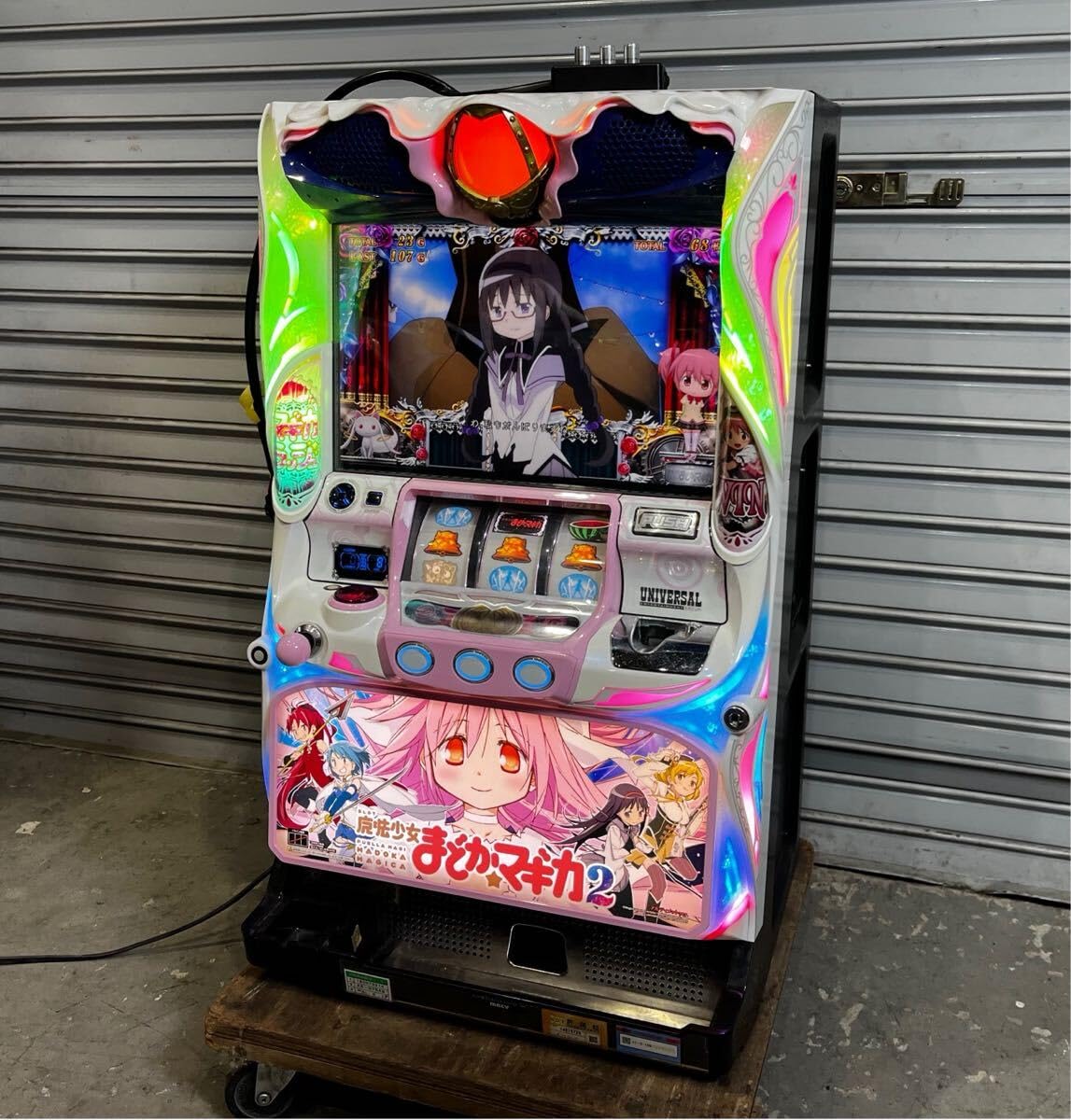 魔法少女リリカルなのは スロット 実機 コイン不要機 SANYO パチスロ魔法少女リリカルなのは 中古パチスロ実機 [4ch