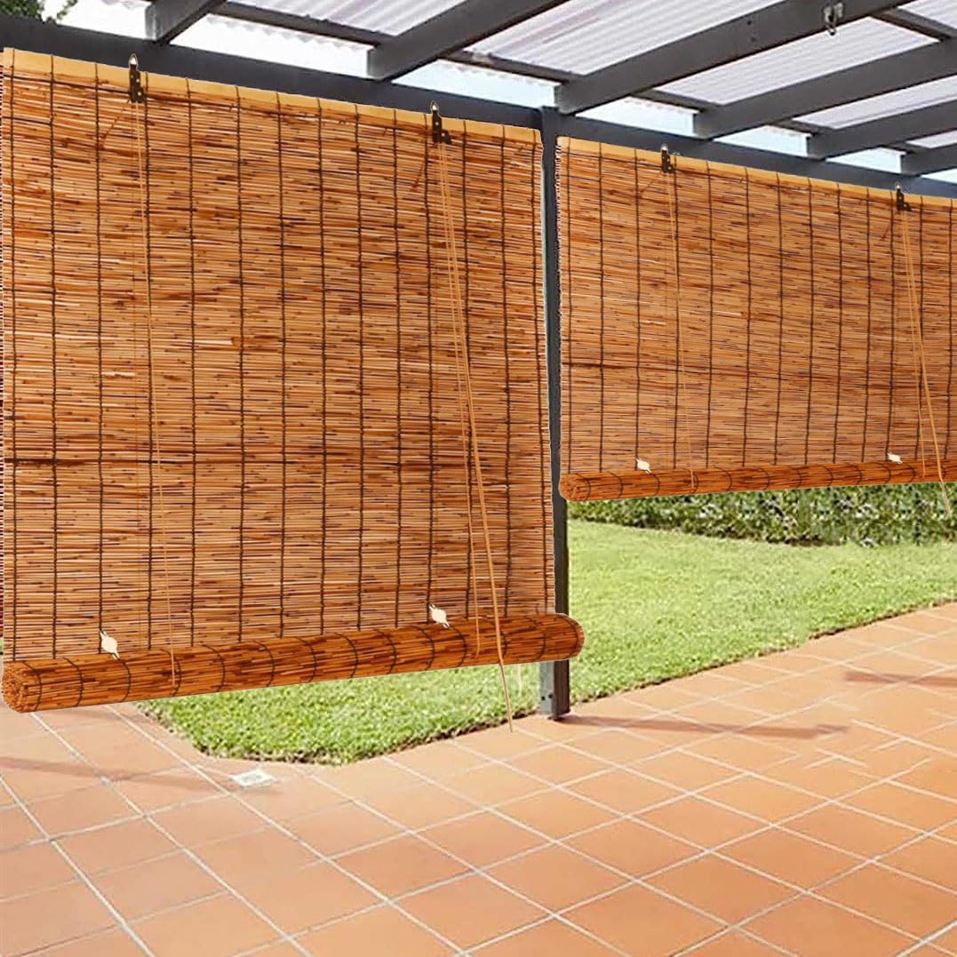 Clôture en bambou de balcon pour créer un coin terrasse intimiste et zen
