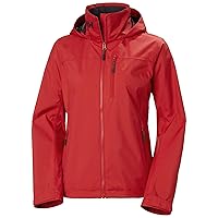 Helly Hansen Women's W Crew Hooded Jacket 2.0, Red