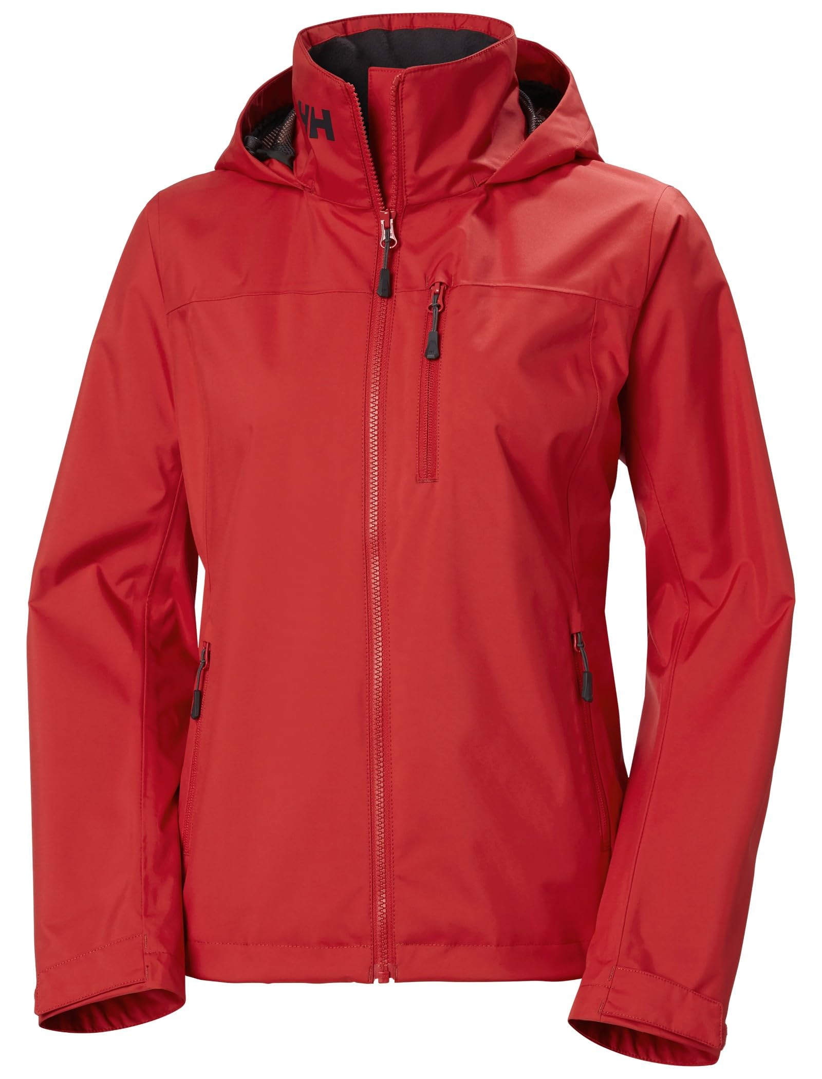 Helly Hansen Women's W Crew Hooded Jacket 2.0, Red, 2XL