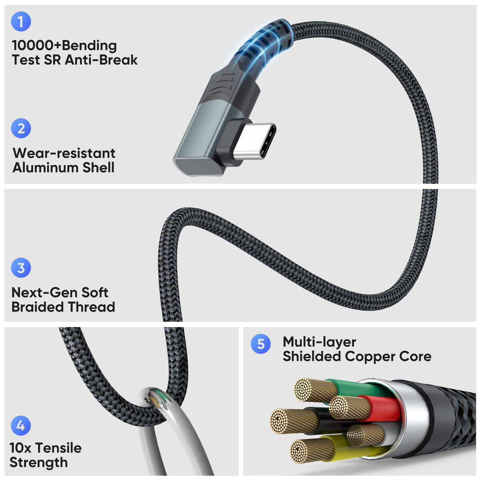 Cable USB a USB C XM022 (10 pies, 1)
