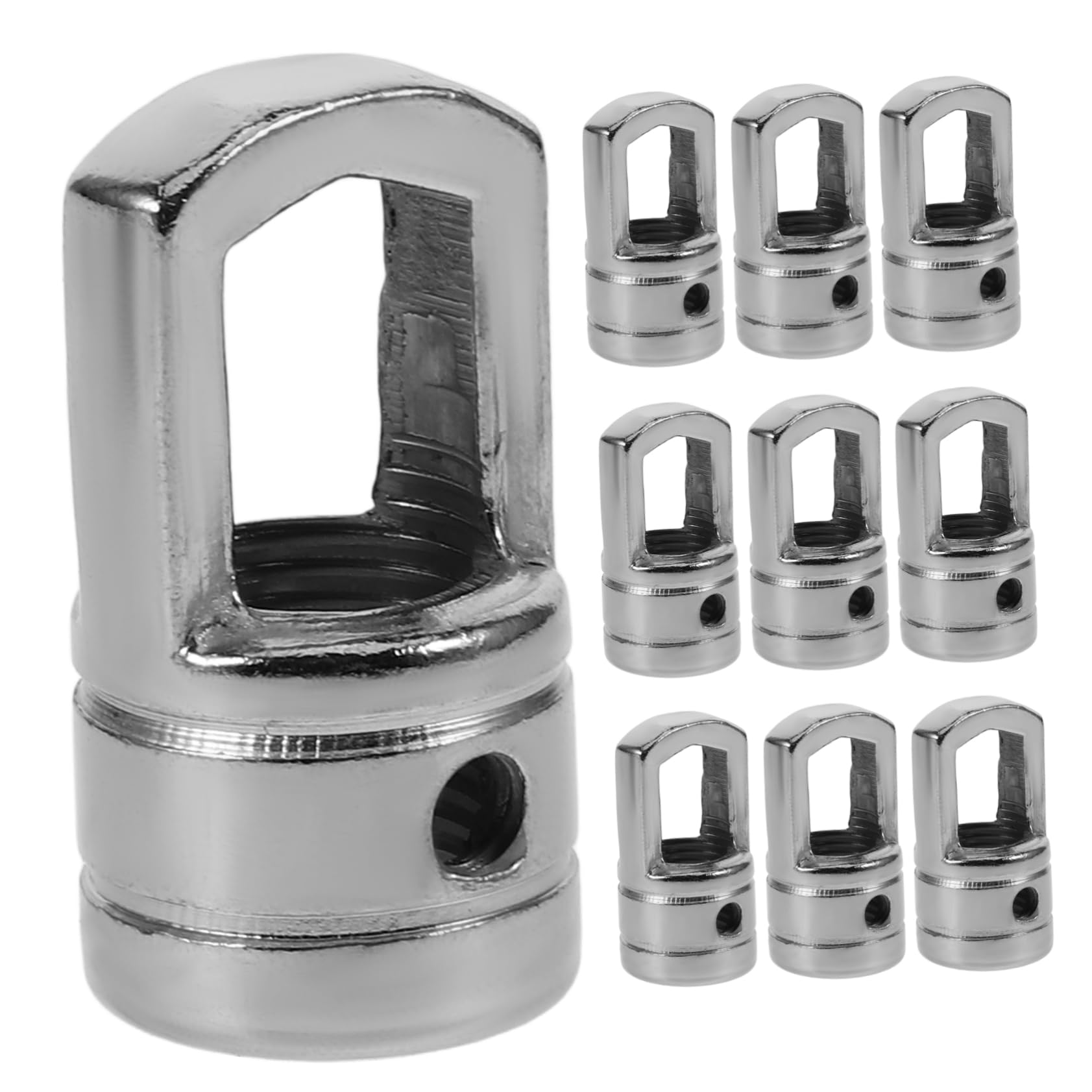 FUNOMOCYA 10Pcs Ceiling Loop for Pendant Lights Easy Install and Long-Lasting Lamp Nut Ring