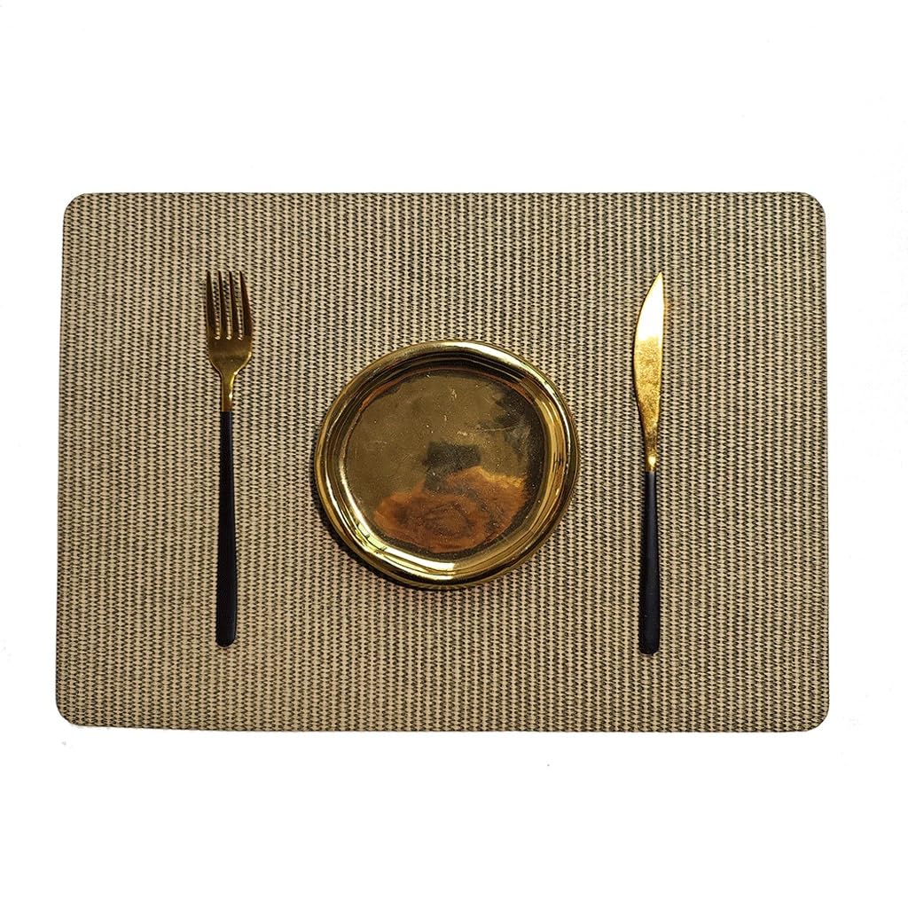 Leather Placemat Waterproof Restaurant Western Insulation Mat