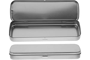 Metal Pencil Case Box for Kids with Lid