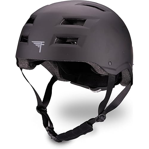 Flybar Bike Helmet- Multi Sport Dual Certified Adjustable Dial, Lightweight Skateboard Helmet, Roller Skating, Pogo, Electric Scooter, Snowboard, Boys and Girls Kids- Adults Helmets