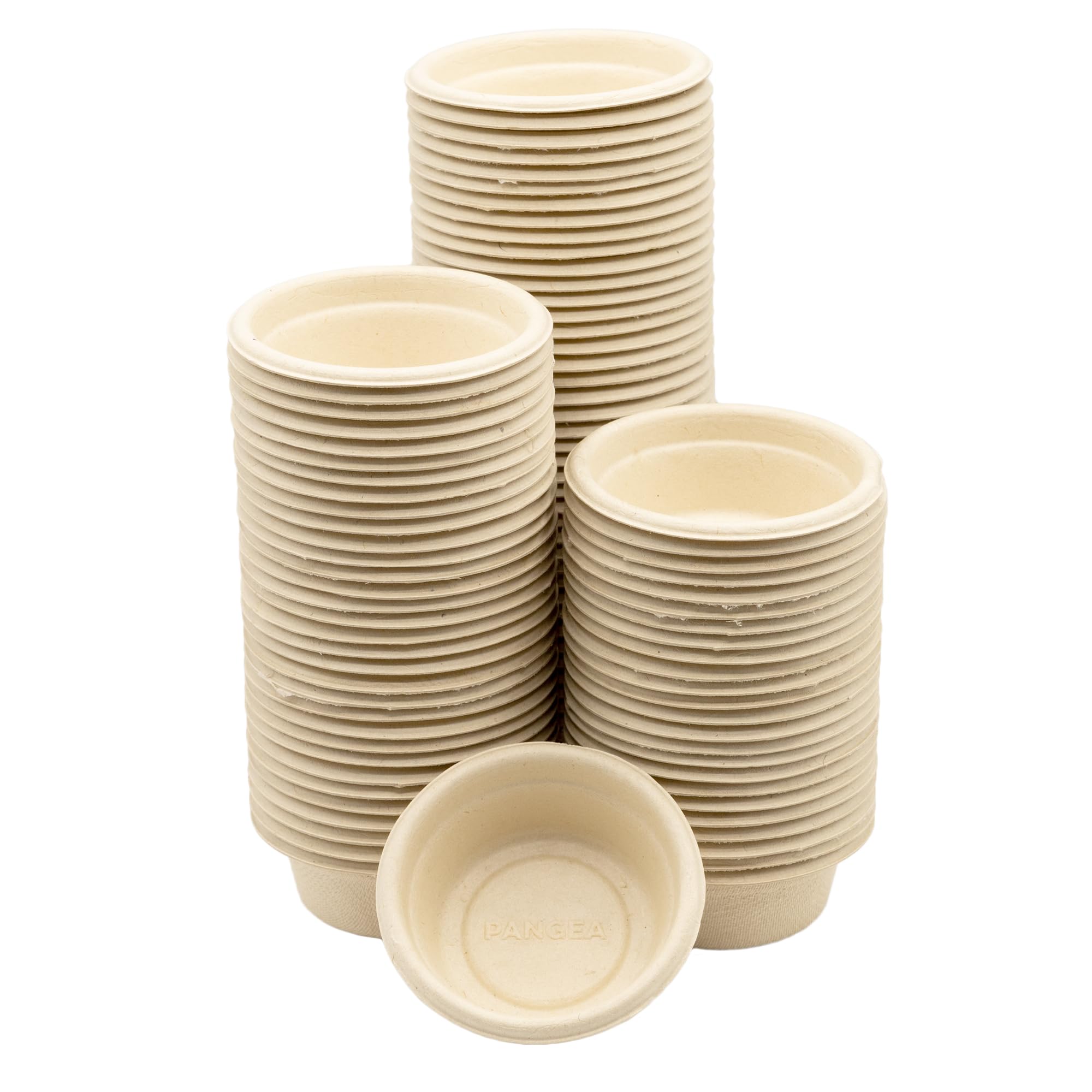 Pangea Large 1.5oz Paper Crested Gecko Food & Water Cups, 100 ct. - Mini Bowls for Reptile Feeding