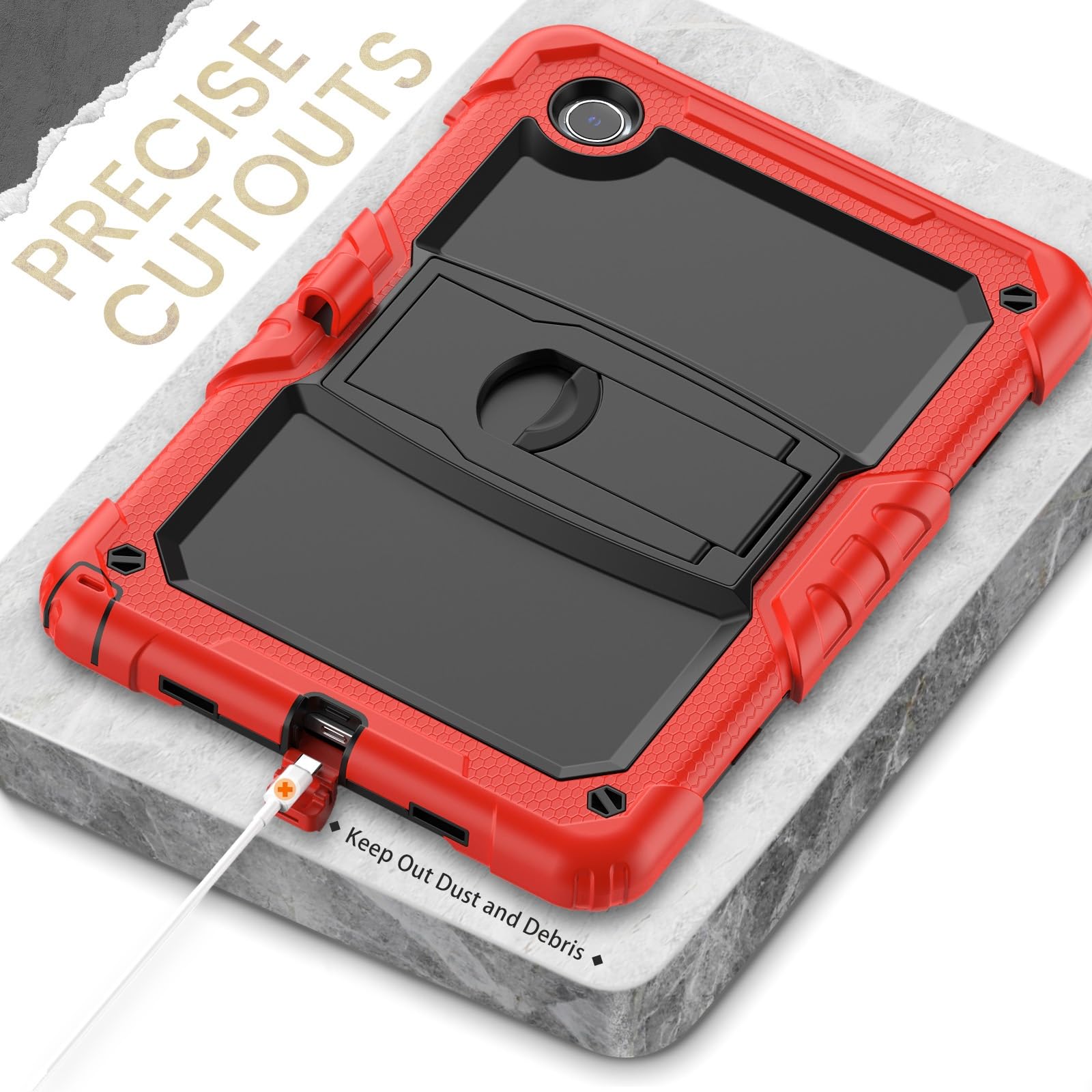 Custodia protettiva per tablet PC compatibile con Lenovo Tab M11 TB330FU/Lenovo Xiaoxin Pad 2024 TB331FC, custodia protettiva antiurto integrale con pellicola protettiva, custodia per tablet con