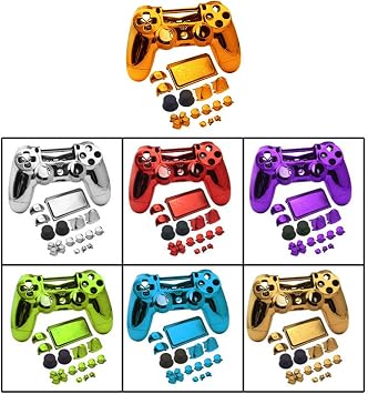 Chrome Plated Controller Replacement Accessory Case Case for Shell Button Full Housing