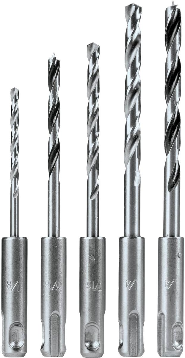 Makita B-59243 5 piezas. Juego de brocas SDS-Plus surtidas, metal, madera