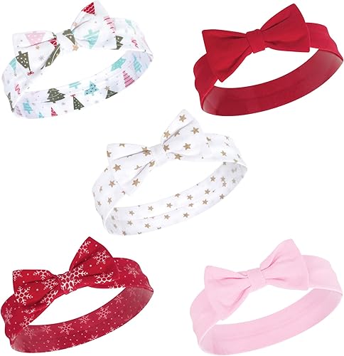 Vista 26 de Hudson Baby Cotton and Synthetic Headbands, Size 0-24 Months
