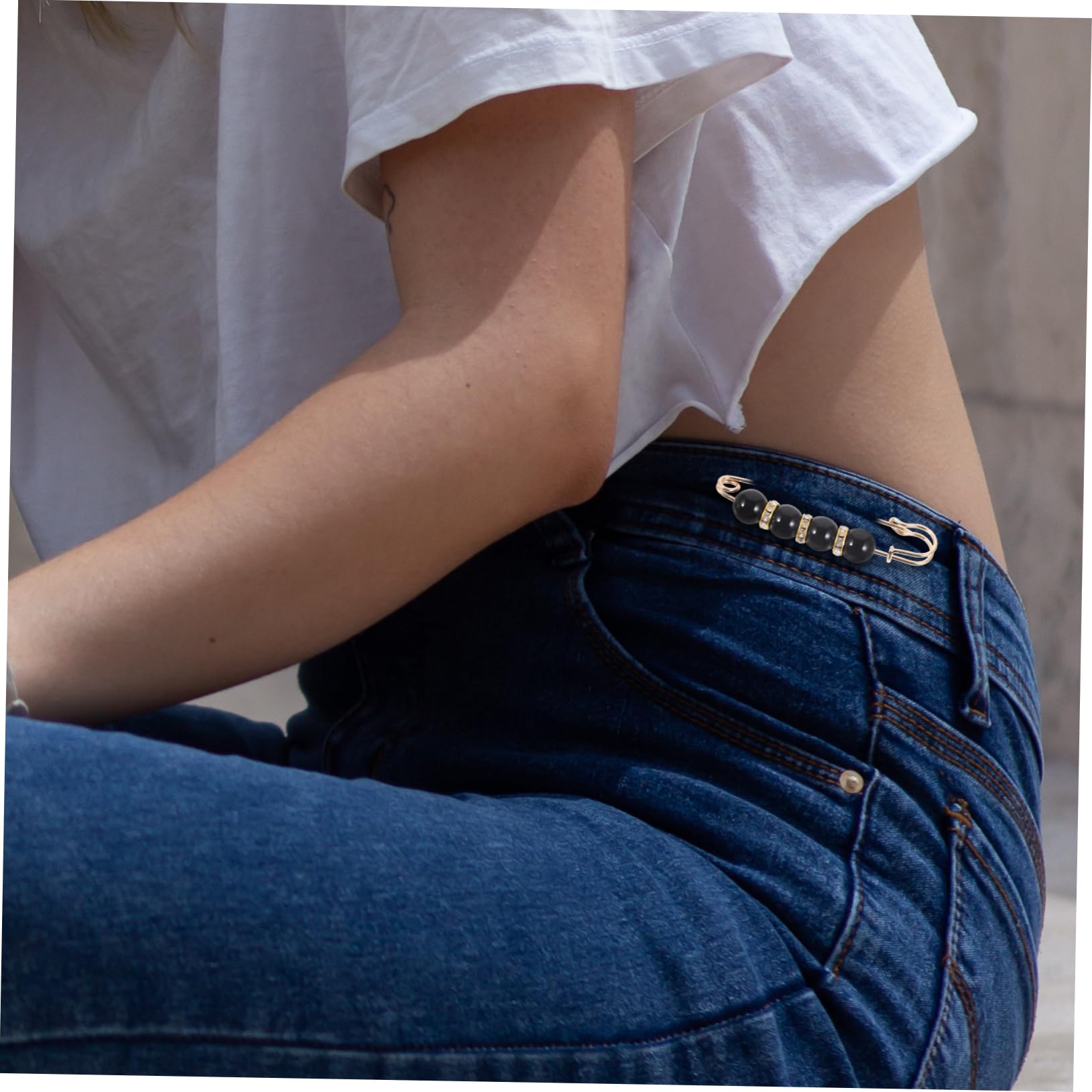 SHERCHPRY 12 piezas de cintura artefacto tensores de pantalones para cintura mujer broches para mujer vestido broche de seguridad Miss pantalones