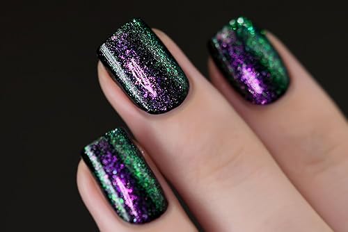 Miniatura 1603 de ILNP Madison Ave Esmalte de uñas holográfico metálico rosa antiguo