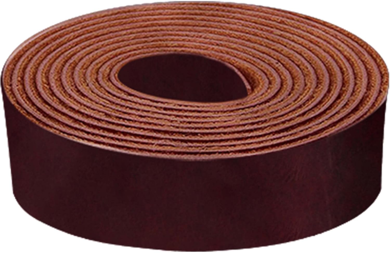 ELW 9-10 oz (3.6-4mm) Latigo Leather Belt Grade Straps & Strips | Size: 2.5"x84" (6.4x213cm) | Wine | Full Grain Cowhide, Heavy Duty Holsters, Sheathes, Harness, Saddle, Guitar Straps, DIY Crafts