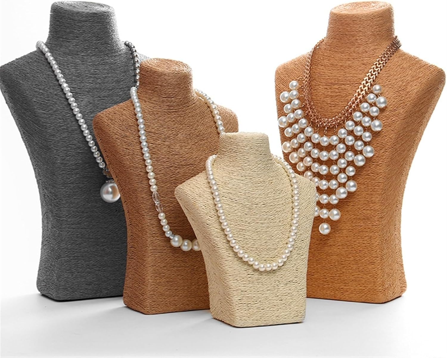 ジュエリー戸棚 ネックレス チェーン ジュエリー バスト ディスプレイ スタンド ネックレス ディスプレイ ネックレス マネキン ネ