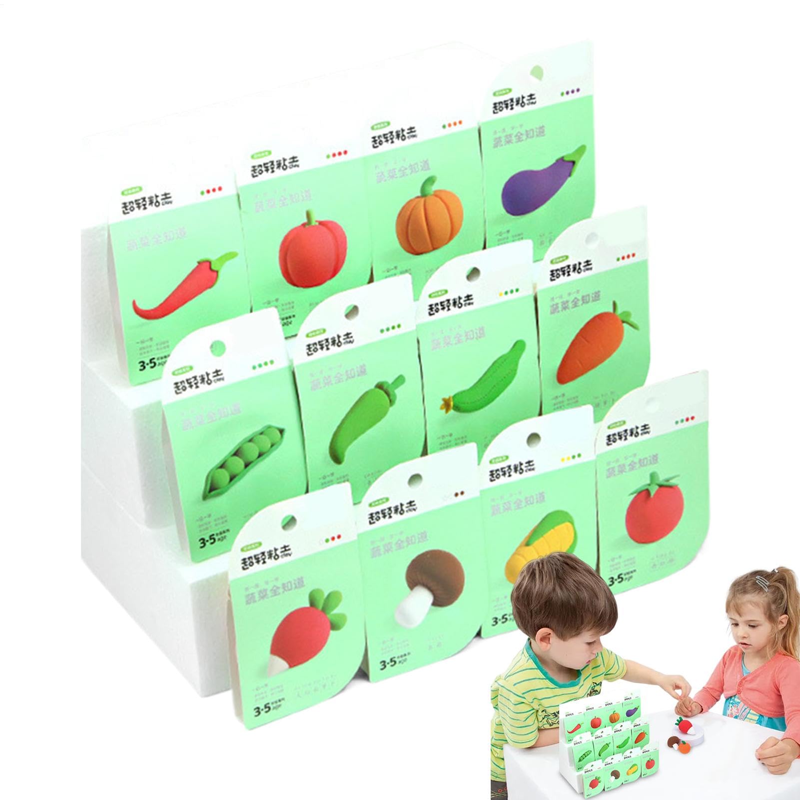 Arcilla Secada Al Aire Para Niños,Kit De Arcilla Secada Al Aire