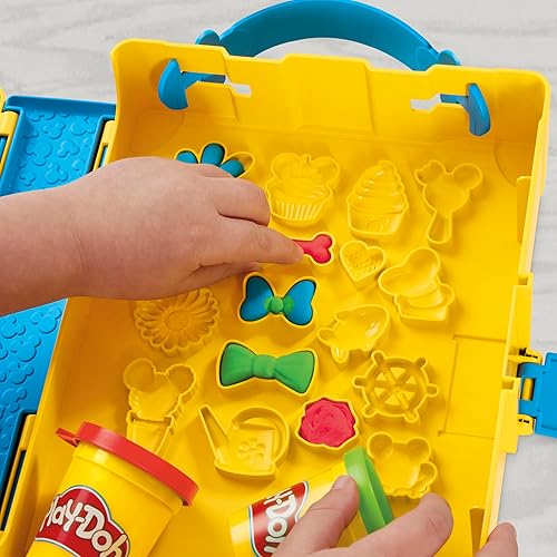 Miniatura 12 de Play-Doh Disney Junior Mickey Mouse Clubhouse, Shape a Story Playset, almacenamiento y viajes, artes y manualidades, juguetes preescolares para